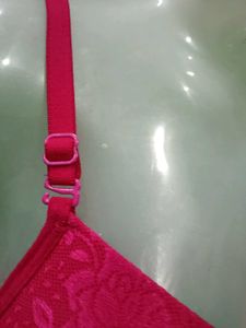 Rani color pink net paded Bra. looks awesome and c