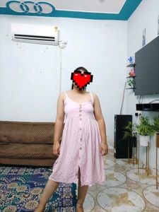 Pink Striped Sundress