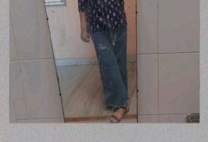 Roadster Blue Wide Leg Jeans