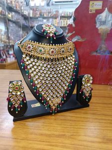 Bridal Kundan Jewelry Set Rajwadi