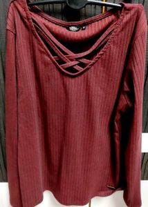 Long Sleeves Roadster Top