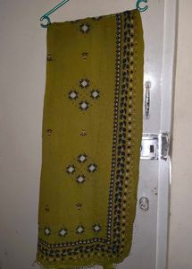 Elegant Green Printed Kurta and Duppatta