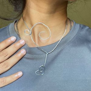 Unique Wire Art Necklace