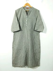 Vishudh Grey Printed Kurti Set (Women)
