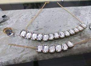 White Gold Plated Jewellery Set