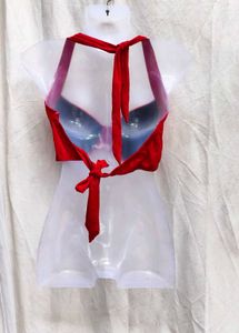 252011. Red Halter Neck Bra