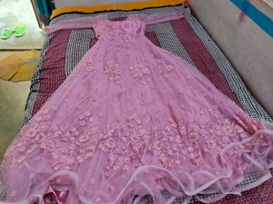 Pink Embellished Formal Dress
