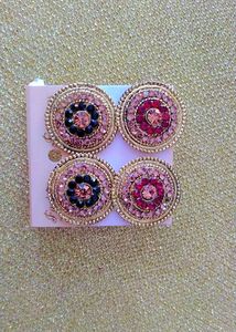 Red And Green Colour Earrings