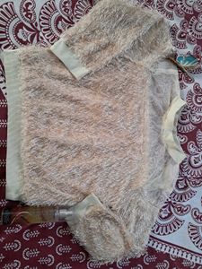 Fuzzy Knit Long Sleeve Top