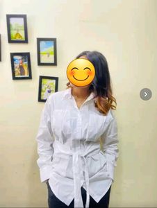 Timeless Elegance  White Formal Shirt