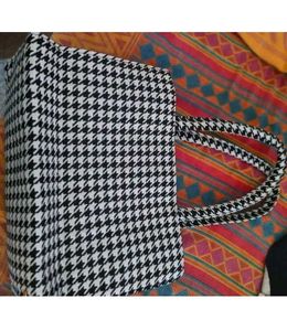 Houndstooth Tote Bag