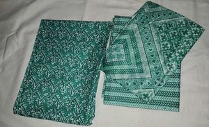 Green Dress Material