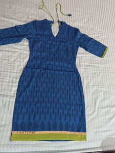 Blue Printed Kurta