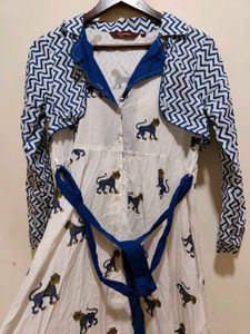 Dog Print Dress