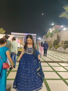 Heavy Lehenga with free jewellery!