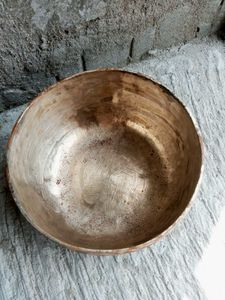 90 Years Old Odisha Bronze Serve Bowl Bela
