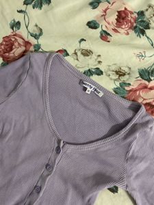 Lavender Crop Top