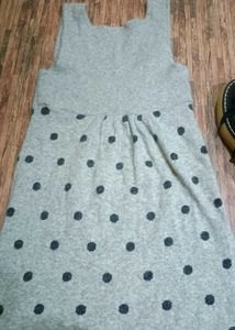 Polka Dot Pinafore Dress
