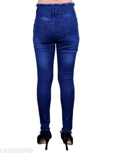 Stylish Dark Blue Denim Jeans