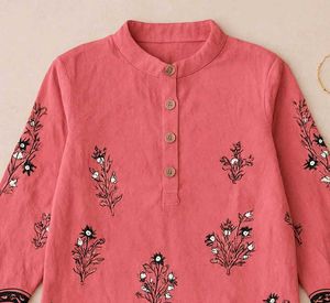 Floral Print Kurta