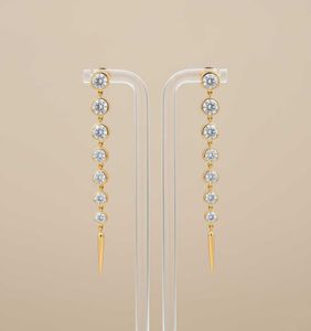 Dangling Crystal Earrings Anti tennis
