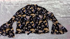 Forever 21 Large Lined Chiffon Floral Print Dressy