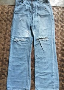 H&M Distress Blue Jeans