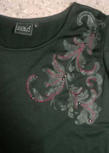 Elegant Black Tunic Top