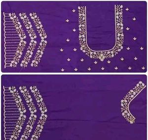 Embroidered Green Blouse piece