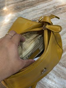 Lavie Mustard Crossbody Bag
