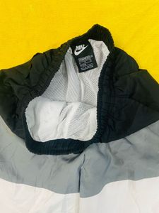 Nike Black Grey White Color Shorts