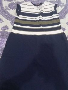 Striped Sleeveless Dress
