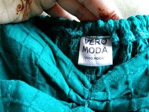 Cute Green Tie-Front Top