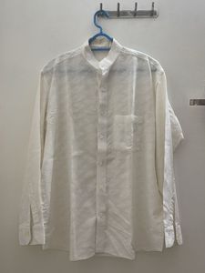Pure cotton off-white shirt