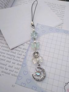 Cute Moon &amp; Star Phone Charm