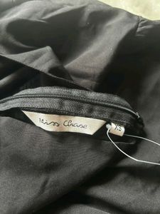 Black Backless Top
