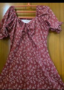 Sexy Maroon Mini dress