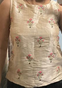Golden Beige Top/blouse