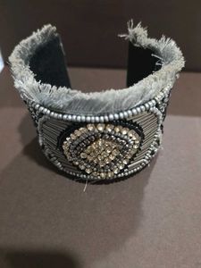 Black Beads Stones Bracelet