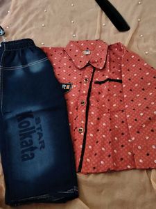 Boys&#39; Cute Patterned Shirt