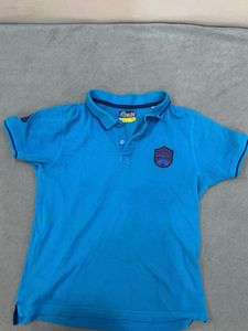 Boy's Blue Polo T-Shirt