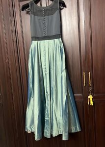 beautiful ethnic gown  with patch wor