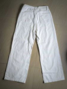 White Wide Leg Jeans