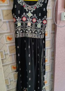 Black Padded Kurta