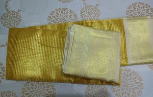Banarasi Tissue Silk Zari Weaving Traditional Sare