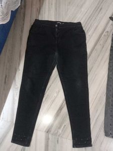 Two Black Denim Pants