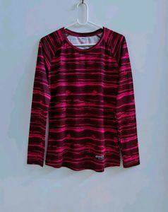 Mauve Dry-fit (Brand- 2Go) Long Sleeve T-shirt