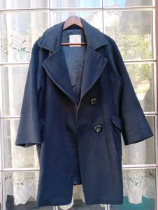 Dark Blue Imported Overcoat