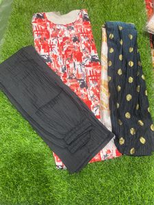 Popcorn Kurti Set  For Women’s