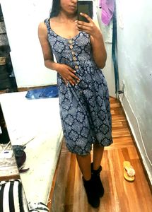 Printed BLUE Sundress